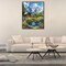 Landscape Paint by Numbers Kit for Adults On Canvas,DIY Easy Adult Paint by Number Kits Forest Log Cabin,Paint by Color Eagle Acrylic Paint Painting Home Wall Decor 16x20inch (Without Frame)